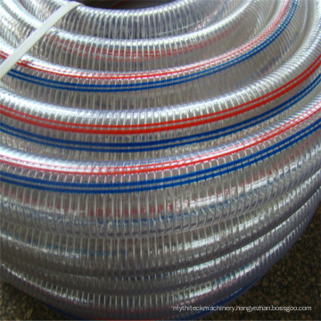 China Manufacture 6 Inch Food Grade Flexible PVC Spiral Steel Wire Reinforced Suction Hose